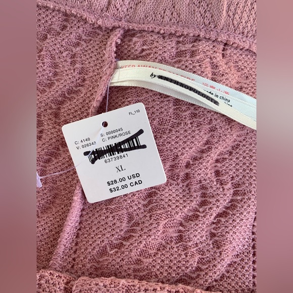 NWT Anthropolgie Pink Sweater Shorts - Picture 6 of 6